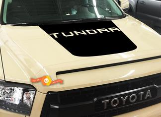 Toyota Tundra Truck 2014-2018 Blackout Tundra Lettering Vinilo Calcomanía para capó
