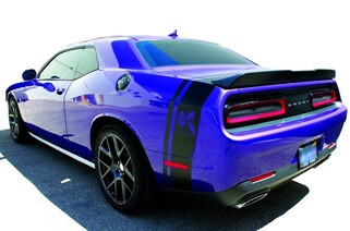 Dodge Challenger banda lateral y trasera Scat Pack HELLCAT Super Bee Decal Sticker gráficos se adapta a los modelos 2018 Scatpack
