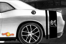 Dodge Challenger banda lateral y trasera Scat Pack HELLCAT Super Bee Decal Sticker gráficos se adapta a los modelos 2018 Scatpack
 2