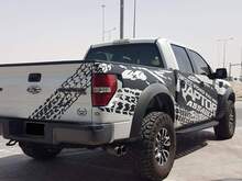 F-150 Ford Raptor Mud Splatter Tire Track Calcomanía Gráficos Pegatinas Vinilo Calcomanía Gráfico
 3