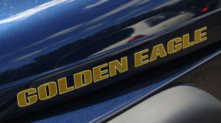 Jeep Wrangler Golden Eagle Capó Calcomanía #1
