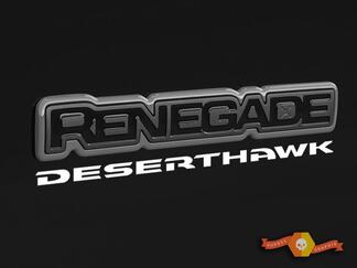 Jeep Renegade Deserthawk Desert Hawk Calcomanía Vinilo SUV Calcomanía
