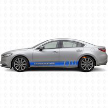 Kit de vinilo con franjas de paneles laterales de marca para Mazda 6_2