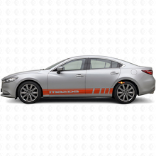 Kit de vinilo con franjas de paneles laterales de marca para Mazda 6_4
