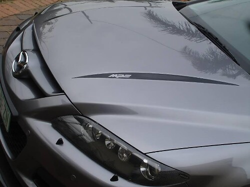 Kit de vinilo adhesivo de franjas finas MPS para capó de Mazda 6