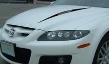 2 Mazda 6 Hood Mazdaspeed MPS Bonnet Pegatina Calcomanía rayas gráficos de vinilo
 2