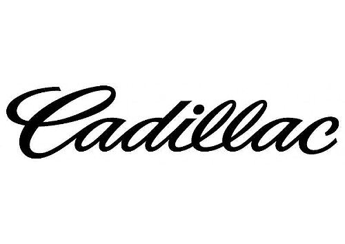 Adhesivo de Vinilo con Letras Cadillac
