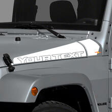 Vinilo adhesivo lateral de capó con franjas personalizadas para Jeep Wrangler_2