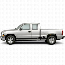 Tiras de Vinilo para Puerta y Panel Lateral Mountain Range para Chevrolet Silverado 1500 GMT800 1999-2007_2