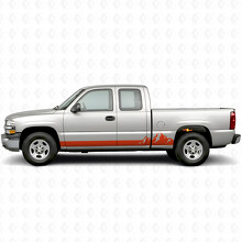 Tiras de Vinilo para Puerta y Panel Lateral Mountain Range para Chevrolet Silverado 1500 GMT800 1999-2007_4