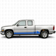 Tiras de Vinilo para Puerta y Panel Lateral Mountain Range para Chevrolet Silverado 1500 GMT800 1999-2007_5