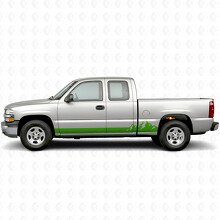 Tiras de Vinilo para Puerta y Panel Lateral Mountain Range para Chevrolet Silverado 1500 GMT800 1999-2007_6