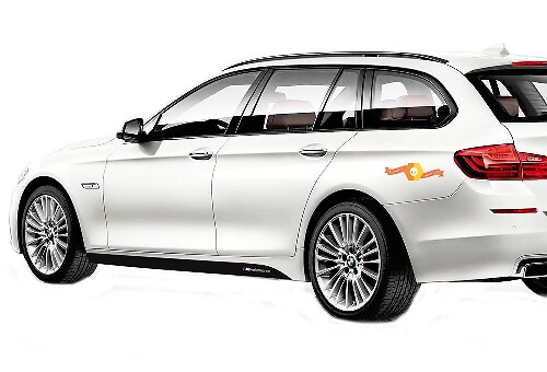 BMW F10 F11 Serie 5 faldones adhesivos adhesivos M SPORT M Performance
