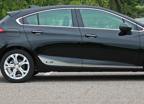 Chevrolet Cruze Racing rayas laterales gráficos pegatina calcomanía línea de puerta pegatina calcomanía + 2
