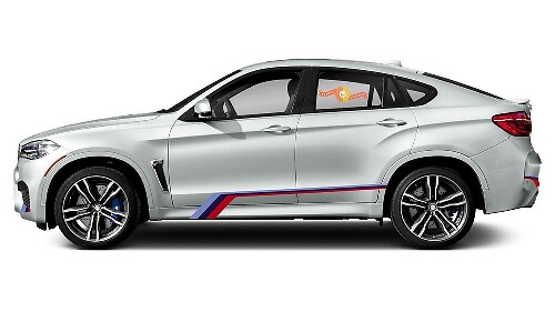 Kit de vinilos con franjas laterales M Performance para BMW X6M F86 2014-2019
