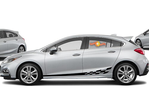 Chevrolet Chevy Cruze 2018 - Racing Stripe Decal Graphic kit de pegatinas
