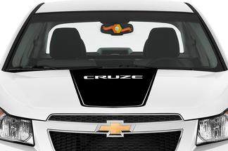 Chevrolet Chevy Cruze - Rally Racing Stripe Hood Graphic Letras de Cruze
