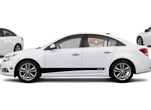 Chevrolet Holden Cruze - pegatina con franja lateral, pegatina con línea de puerta, pegatina con pegatina
