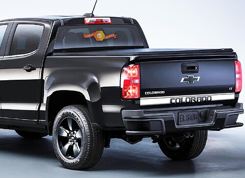 Chevy Chevrolet Colorado Truck Tailgate Accent Vinilo Gráfico Pegatinas Calcomanías Rayas 2015-
