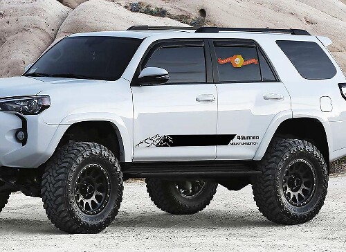 Kit de calcomanías de vinilo con franjas laterales edición Mountain para Toyota 4Runner