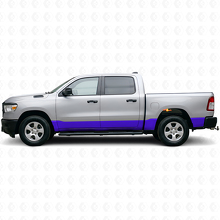Kit de calcomanías de vinilo de franja recta para paneles laterales para Dodge Ram 1500_2