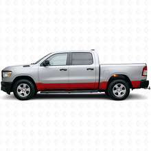 Kit de calcomanías de vinilo de franja recta para paneles laterales para Dodge Ram 1500_4