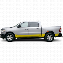 Kit de calcomanías de vinilo de franja recta para paneles laterales para Dodge Ram 1500_6
