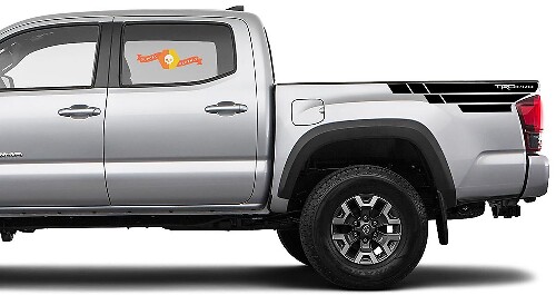 Calcomanía adhesiva de gráficos laterales TRD para Toyota Tacoma modelo 8
