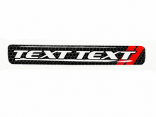 Scat Pack Style TEXT TEXT Red Honeycomb 392 TEXT Domed Strip — Adhesivo de vinilo (volante) para Dodge Challenger_2