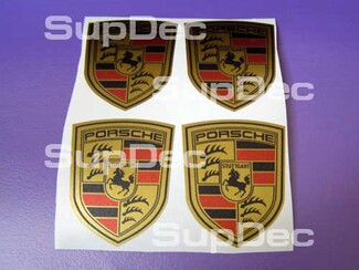 Calcomanías Porsche GOLD 4