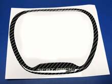 Anillo embellecedor del volante Carbon Scat Pack Rayas grises Adhesivo adhesivo Scatpack
 2
