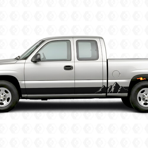 Tiras de Vinilo para Puertas y Paneles Laterales Alpine Ridge para Chevrolet Silverado 1500 GMT800 1999-2007