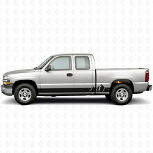 Tiras de Vinilo para Puertas y Paneles Laterales Alpine Ridge para Chevrolet Silverado 1500 GMT800 1999-2007_2