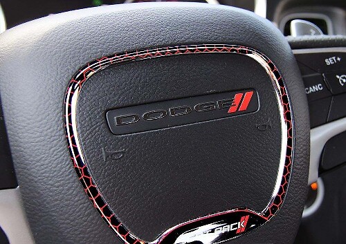 Anillo decorativo abombado para volante Scat Pack para Dodge Challenger o Charger