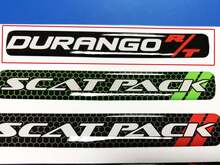 Volante Durango RT R/T emblema abovedado pegatina calcomanía Challenger Charger Dodge
 2