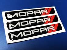 Un emblema del volante abovedado pegatina calcomanía Challenger Charger Mopar Dodge
 2