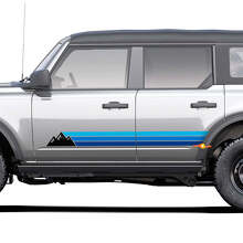 Retro Vintage Heritage Wave Rocker Decal Stripe Stripe Sticker Fit Toyota 4Runner 2
 2