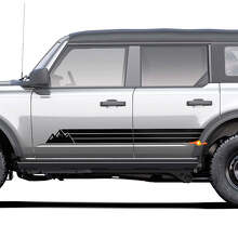 Retro Vintage Heritage Wave Rocker Decal Stripe Stripe Sticker Fit Toyota 4Runner 2
 3