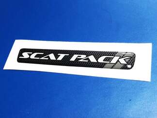 Volante Scat Pack Grille textura emblema cúpula calcomanía Challenger Charger Dodge Scatpack
