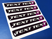 Scat Pack Style TEXT TEXT Purple Honeycomb Domed Strip — Adhesivo de vinilo (volante) para Dodge Challenger_2