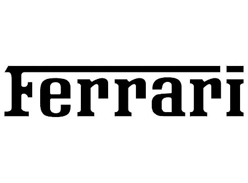 Vinilo adhesivo lateral con el logotipo de Ferrari para coches Ferrari