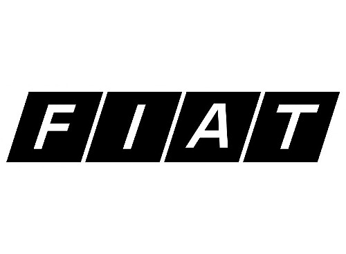 Calcomanía adhesiva de vinilo con logotipo de Fiat