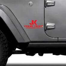 Juego de vinilos laterales personalizados para Jeep Wrangler JK Unlimited_3