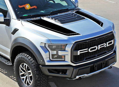 Kit de Gráficos para Capó Vinilo Calcomanía Adhesiva 3 para Ford F150 Raptor 2017-2018