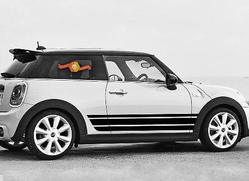 Franjas laterales Mini Cooper F56 Gráficos de franjas John Cooper Works PRO
