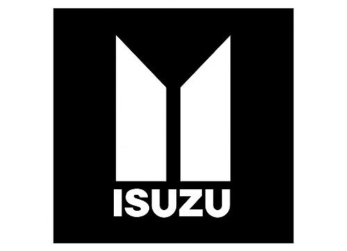 Pegatina de vinilo con el logo de Isuzu