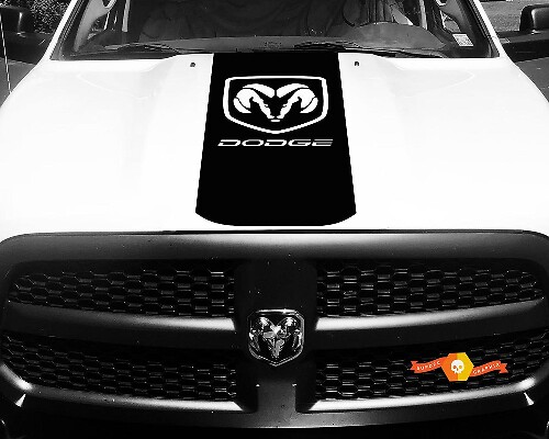 Dodge Ram 1500 2500 3500 Vinilo Racing Stripe Hemi Hood Calcomanías Pegatinas #5
