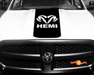 Dodge Ram 1500 2500 3500 Vinilo Racing Stripe RAM Hemi Hood Calcomanías Pegatinas #15
