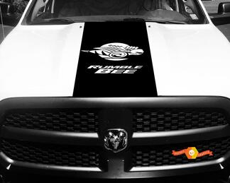 1500 2500 3500 Camión Vinilo Racing Stripe Dodge Rumble Bee Hood Calcomanías Pegatinas #82
