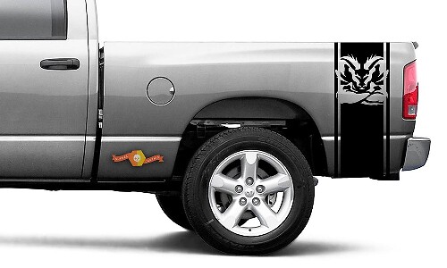 DODGE RAM 1500 2500 VINILO DECAL Stripe Plain Head Turbo Decal Sticker #106
